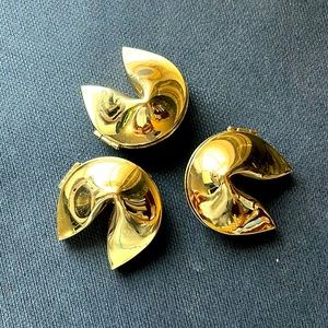 Gold plated fortune cookie box